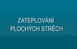 zateplovn plochch stech